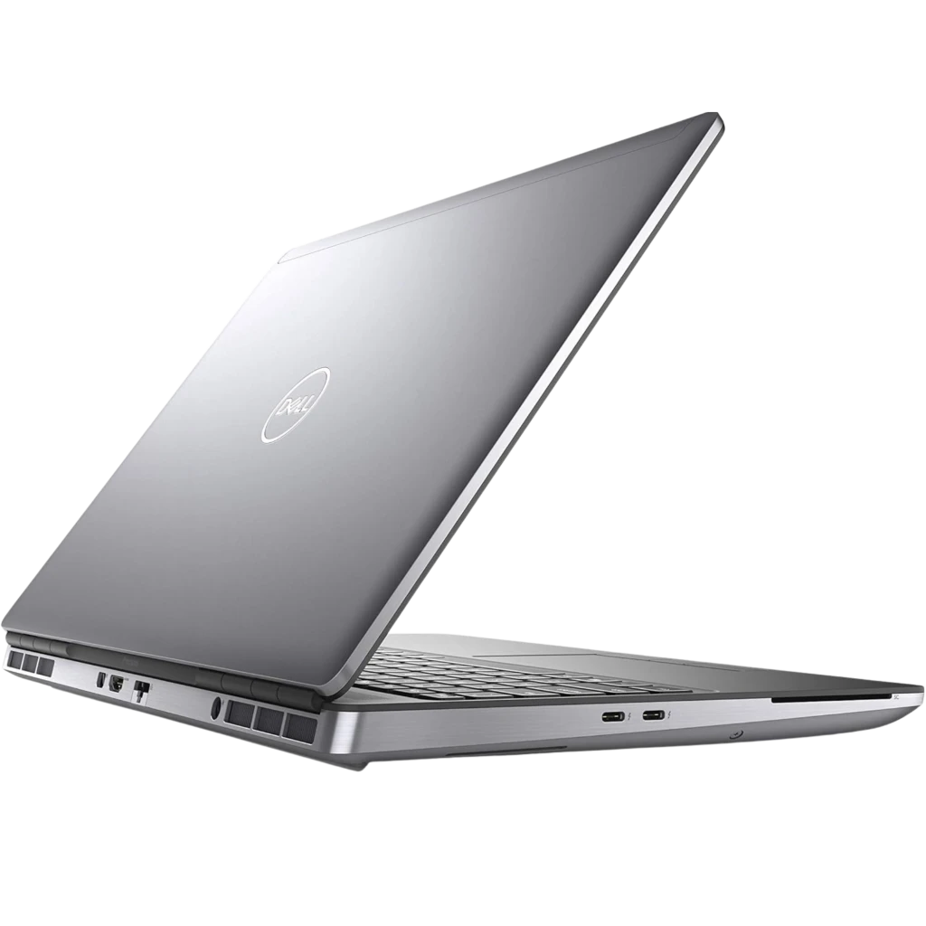 Notebook Dell Precision 7550 cinza 15,5 pol com tela fina e webcam central; teclado QWERTZ com numérico; corpo robusto e acabamento premium renovado - Item1