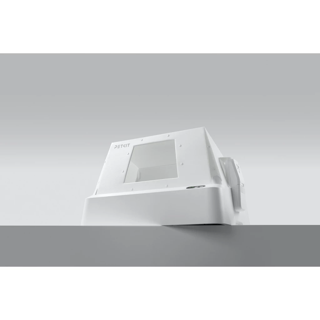 PETKIT Purobot Crystal Duo IA con Cubierta, arenero autolimpiable blanco con entrada frontal, panel de control digital y app móvil para monitoreo - Ítem2