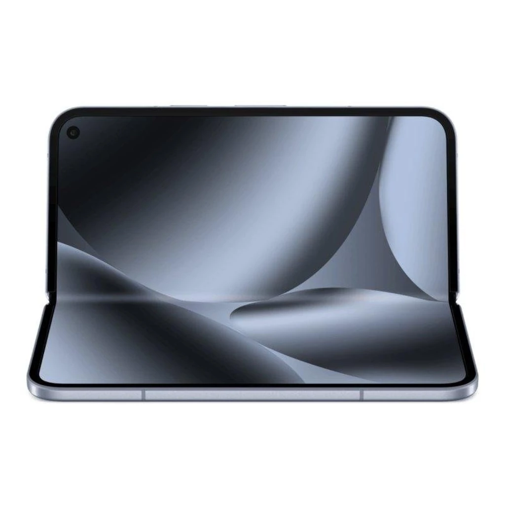 Smartphone dobrável cinza Pedra Lunar com ecrã OLED de 8 pol, câmara tripla traseira em módulo amplo e design fino com dobradiça central suave - Item4