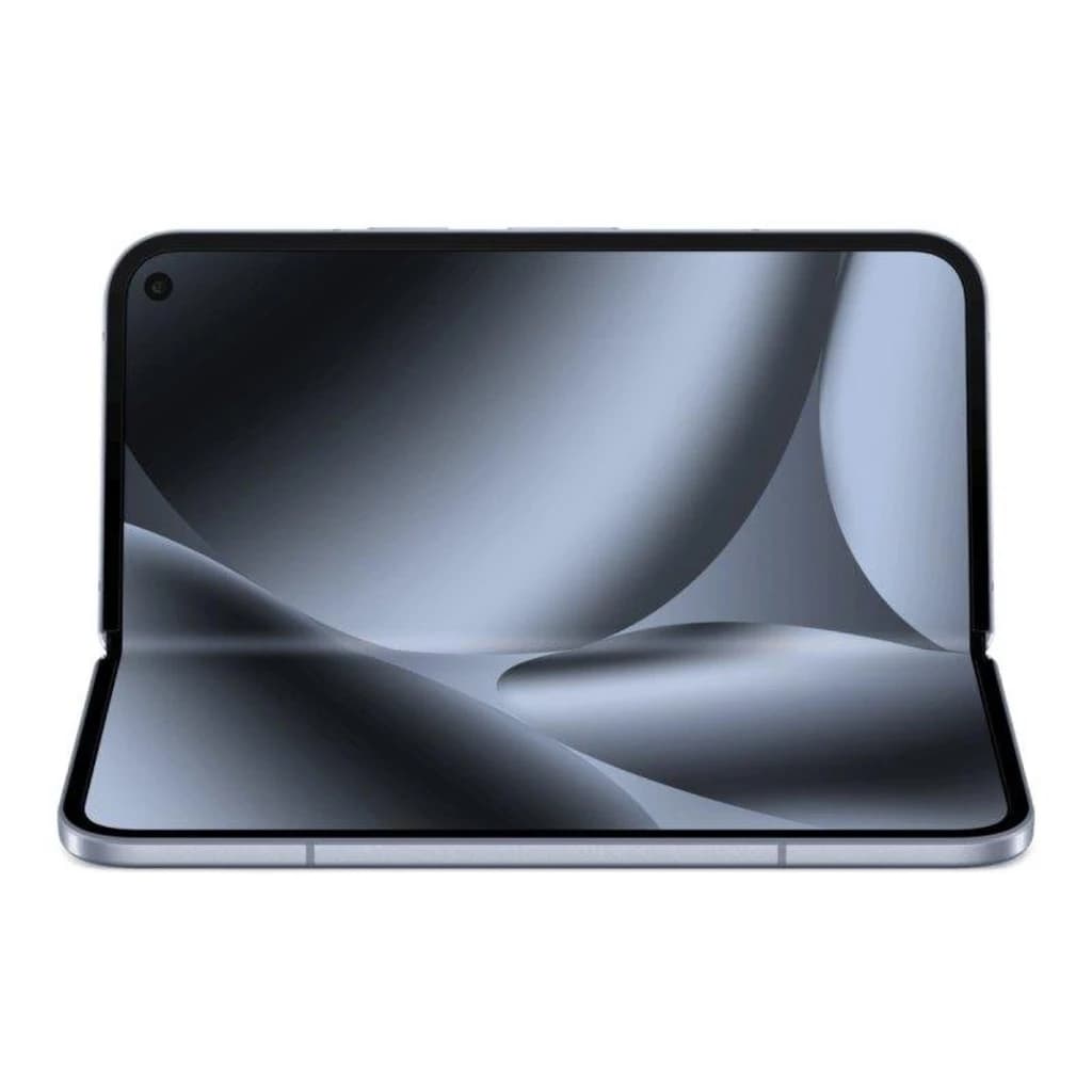 Google Pixel 10 Pro Fold 5G en Piedra Lunar, diseño plegable tipo concha, pantalla OLED interna amplia con bisagra central y cámara frontal perforada
