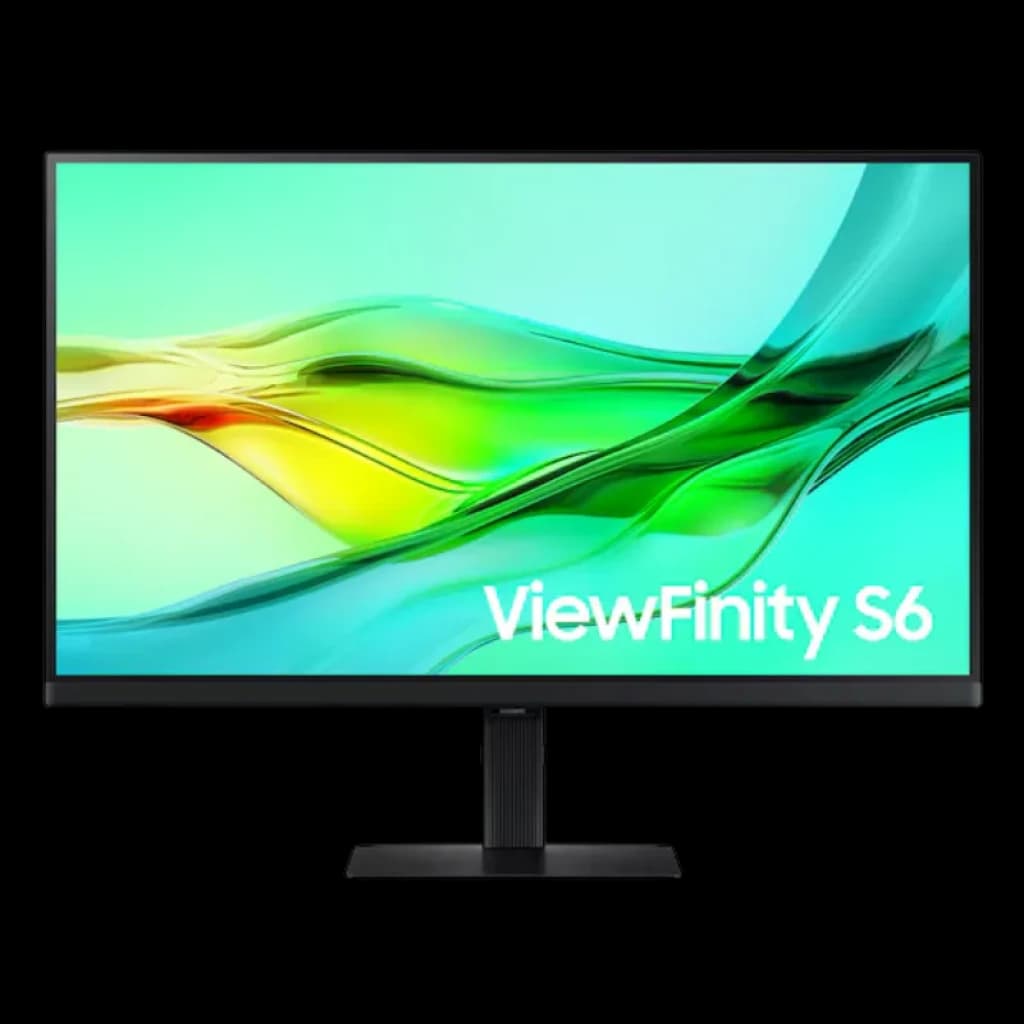 Vue de face du moniteur Samsung ViewFinity S6 S27D604UAU 27 pouces QHD