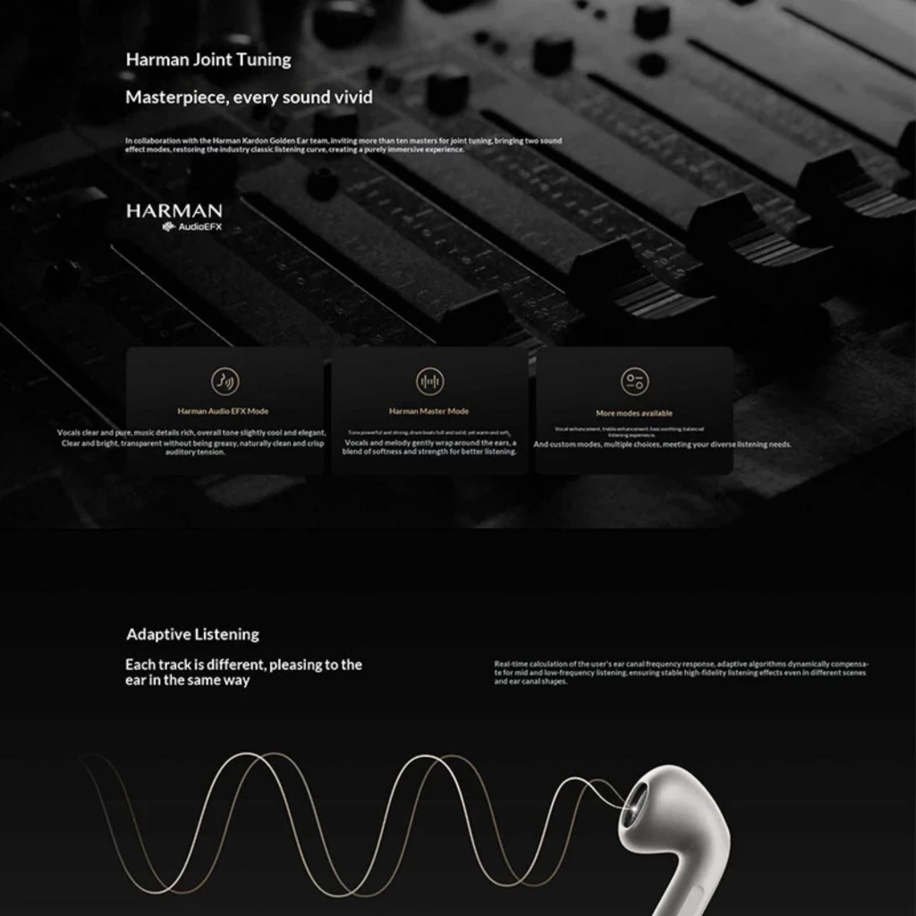 Xiaomi Buds 6 TWS ANC 55 dB LDAC Gris Titane, écouteurs intra-auriculaires noirs brillants dans boîtier de charge mat compact avec LED frontale verte - Ítem1