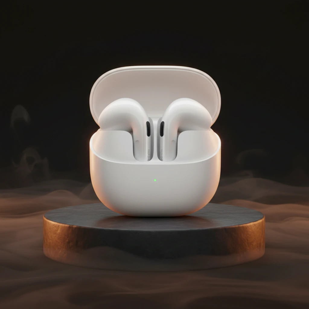 Xiaomi Buds 6 TWS ANC 55dB LDAC Blanco con estuche compacto mate y LED frontal; auriculares in ear brillantes con vástago corto y ajuste ergonómico - Ítem4