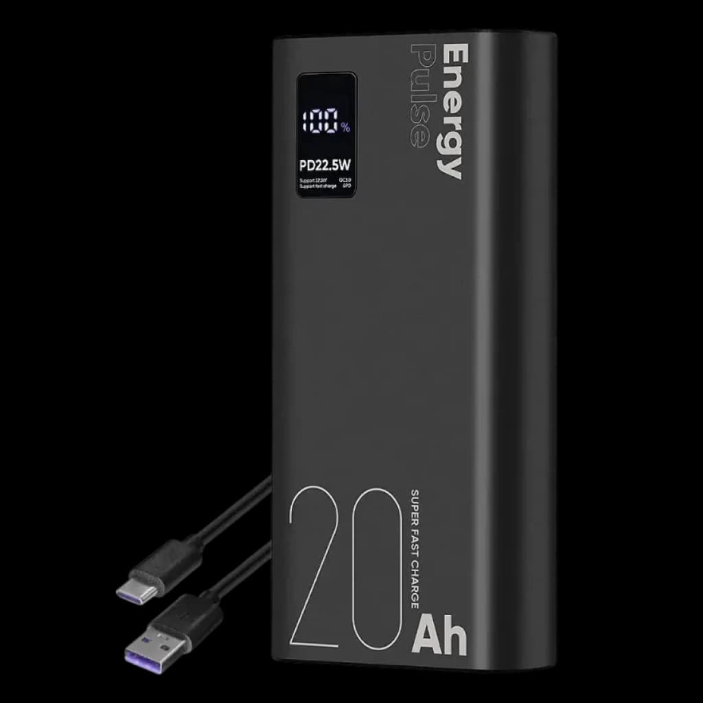 Power Bank OBAL: ME EnergyPulse 20000mAh com ecrã LED de carga