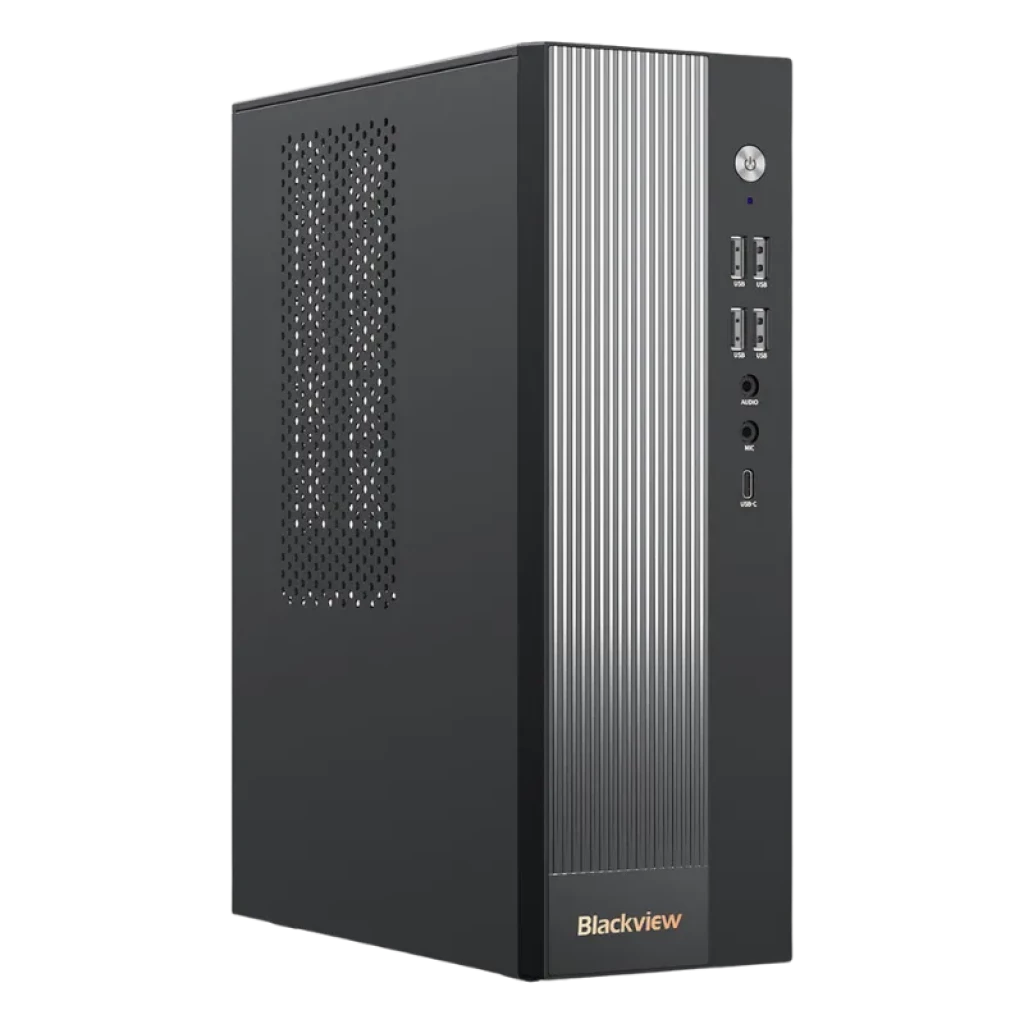 Frontal del Blackview NEX60, mini-torre de 6.37L con puertos USB-C y USB-A - Ítem2