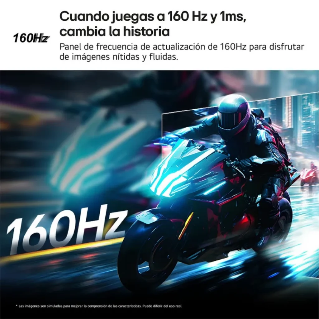 Monitor curvo LG 34G600A-B de 34 polegadas, WQHD, 160 Hz, com suporte ajustável e painel VA - Item1