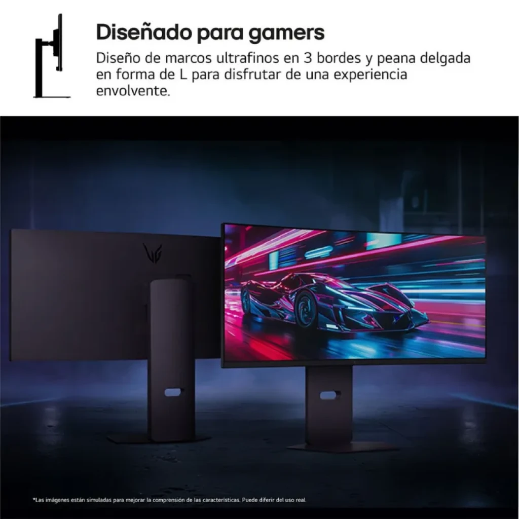 Monitor curvo LG 34G600A-B de 34 polegadas, WQHD, 160 Hz, com suporte ajustável e painel VA - Item7