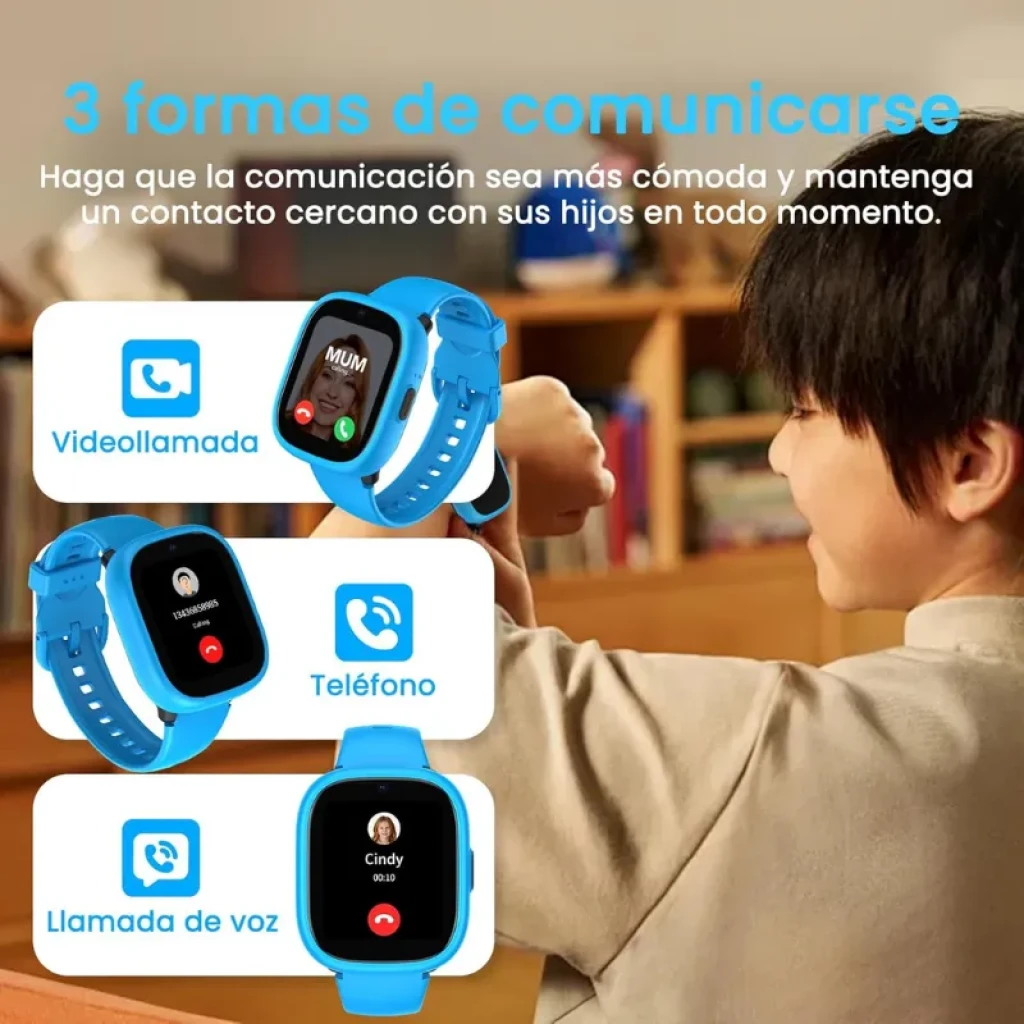 Smartwatch infantil Lagenio K3 New Azul com ecrã tátil e câmara frontal - Item3