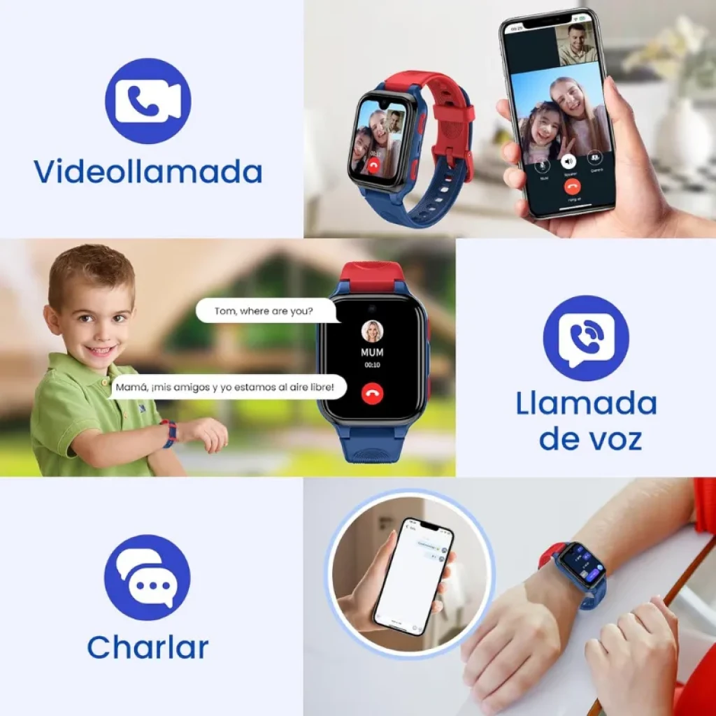 Smartwatch Lagenio K9 Azul con pantalla AMOLED y 4G - Ítem7