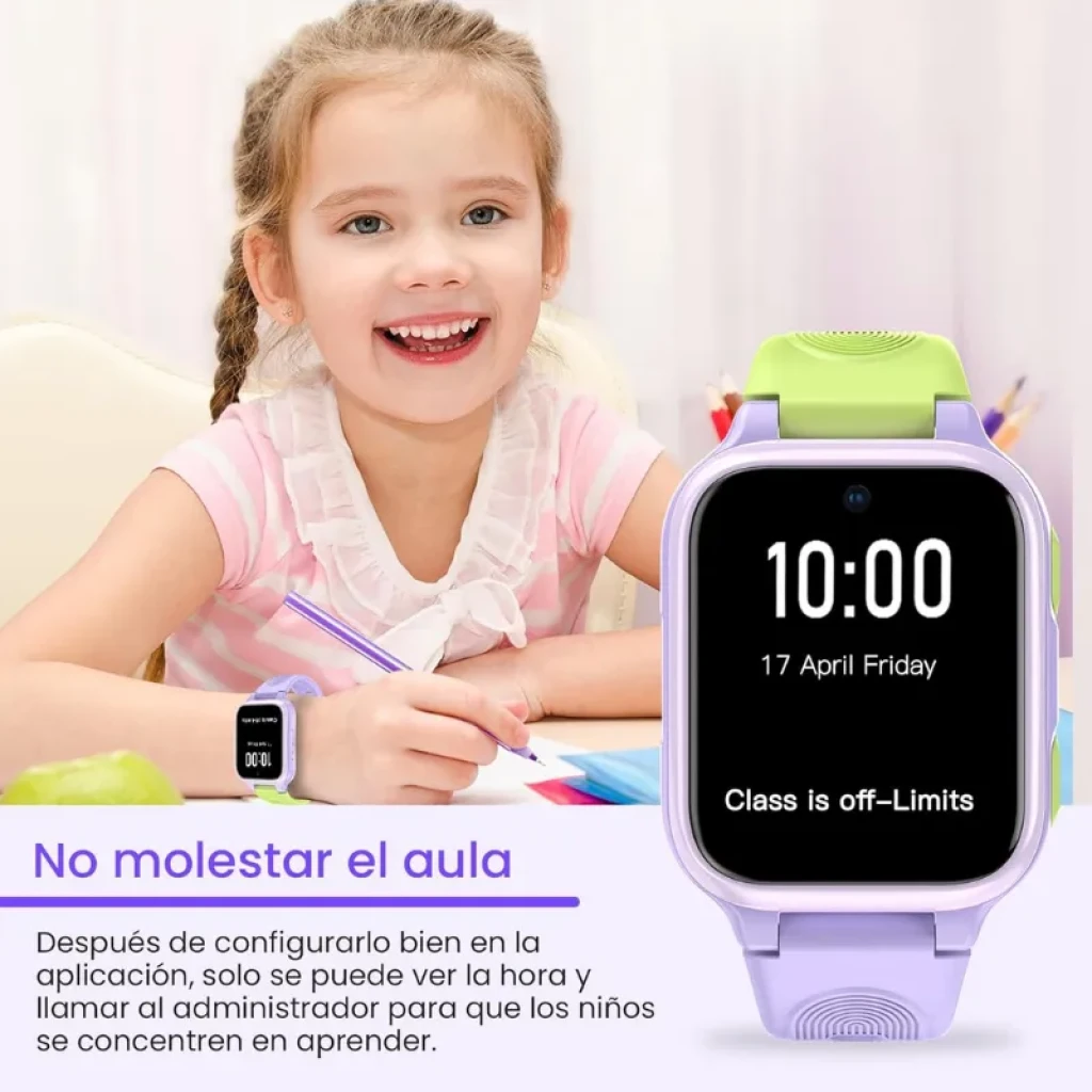 Smartwatch Lagenio K9 Roxo com ecrã AMOLED e 4G - Item5