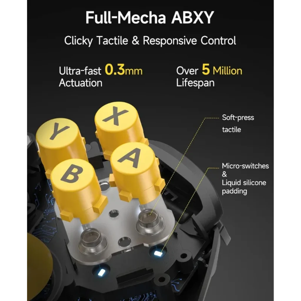 Manette EasySMX S10C noire avec joysticks à effet Hall - Ítem4