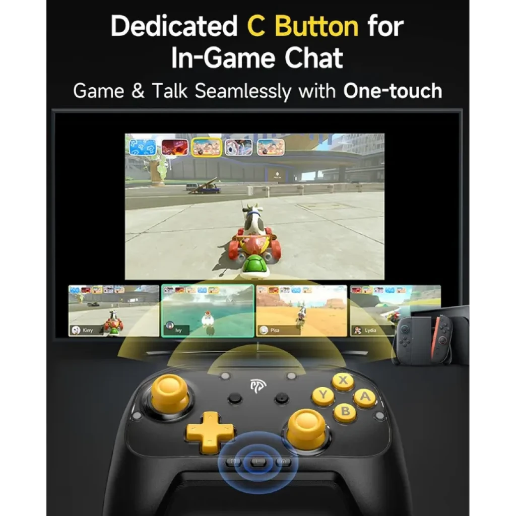 Manette EasySMX S10C noire avec joysticks à effet Hall - Ítem5