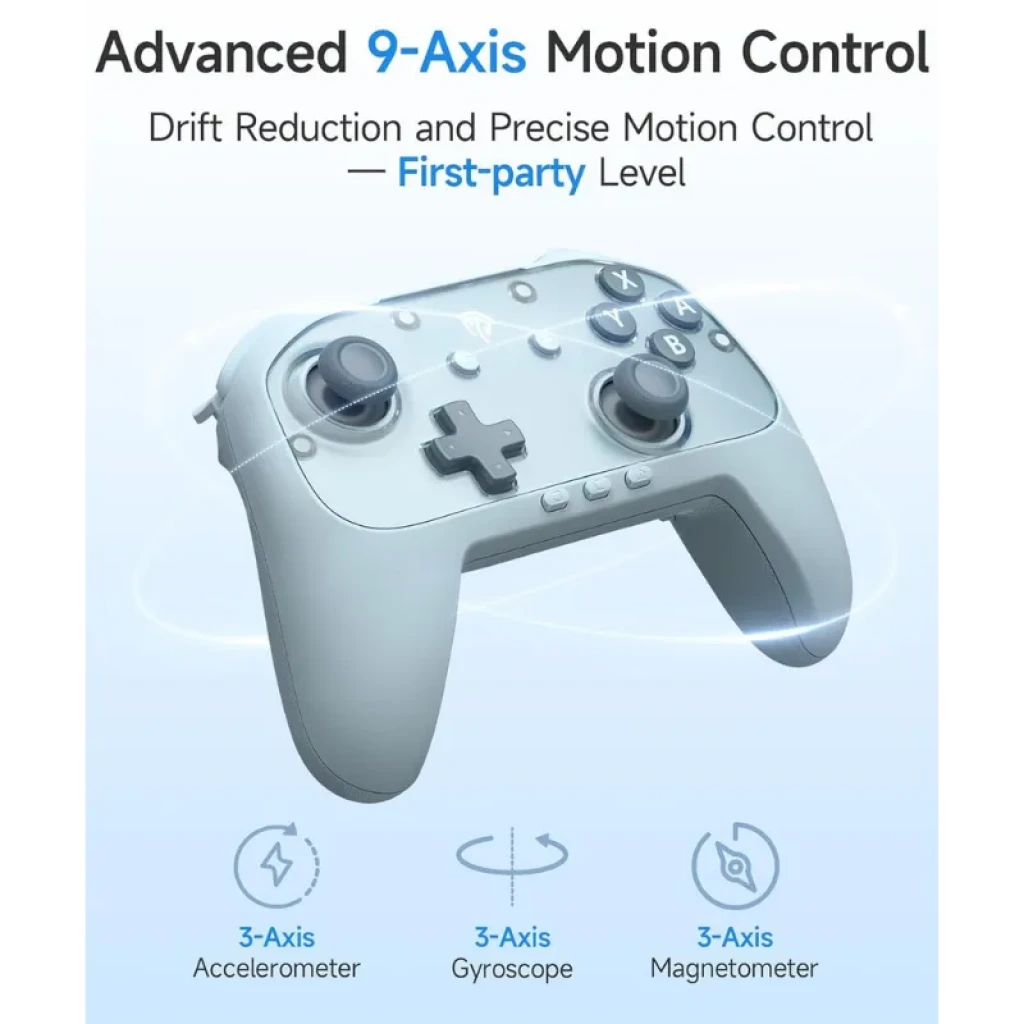 Manette EasySMX S10C Bleu avec joysticks à effet Hall - Ítem1
