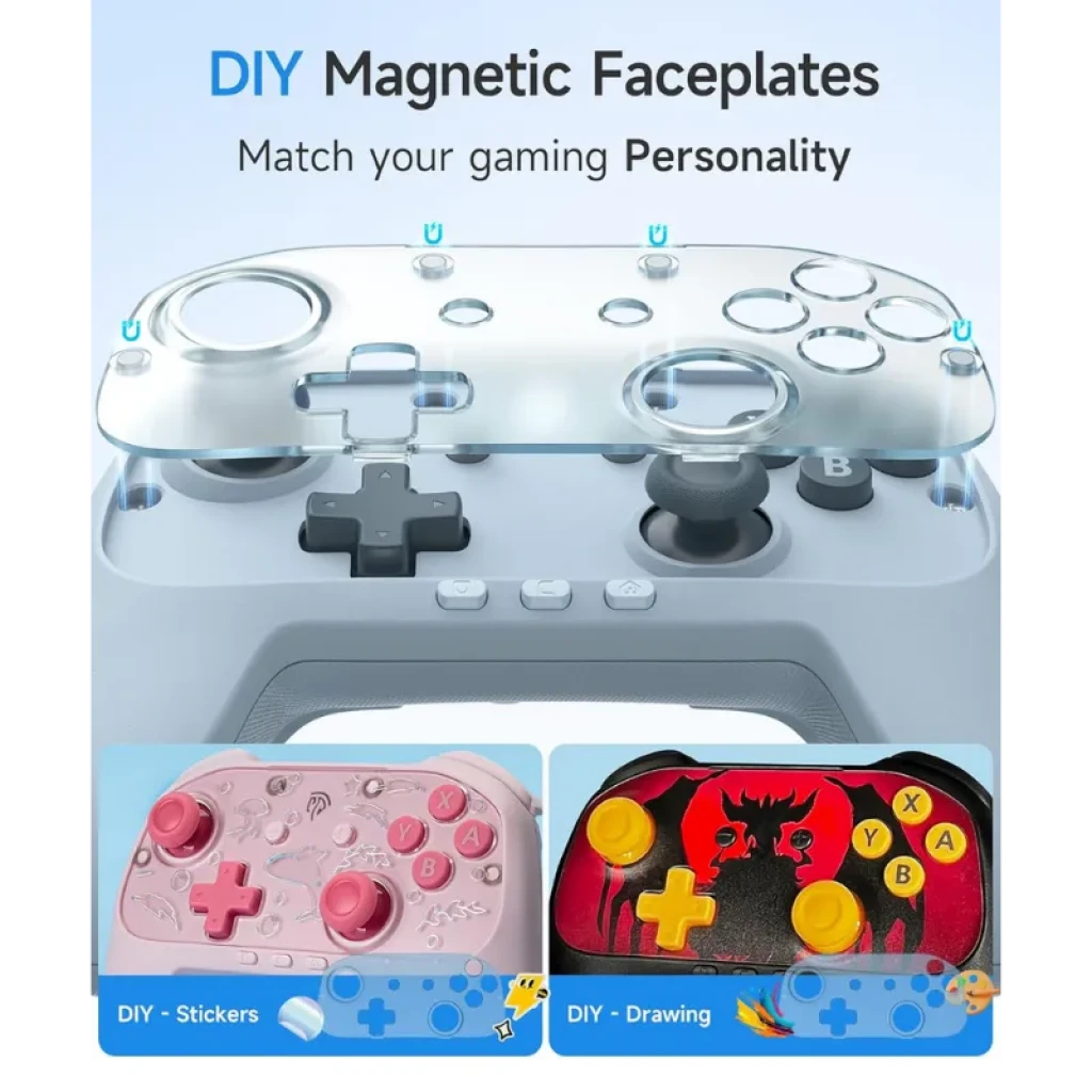 Manette EasySMX S10C Bleu avec joysticks à effet Hall - Ítem7