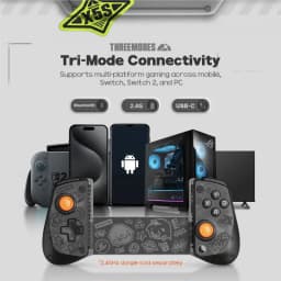 GameSir X5S Zenless Zone Zero Preto, compatível com telemóveis, Switch e PC