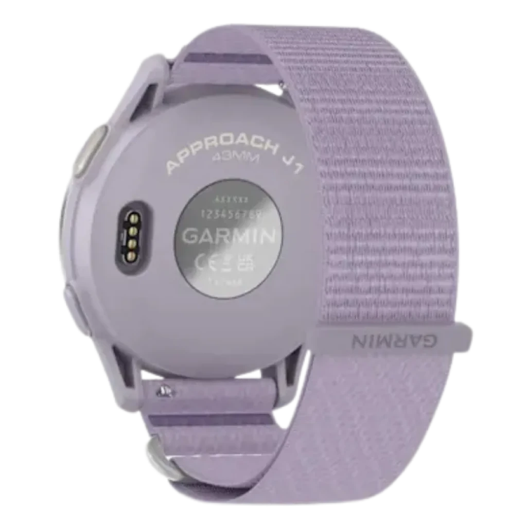 Relógio GPS Garmin Approach J1 Rosa com ecrã tátil AMOLED que apresenta distâncias de golfe - Item3