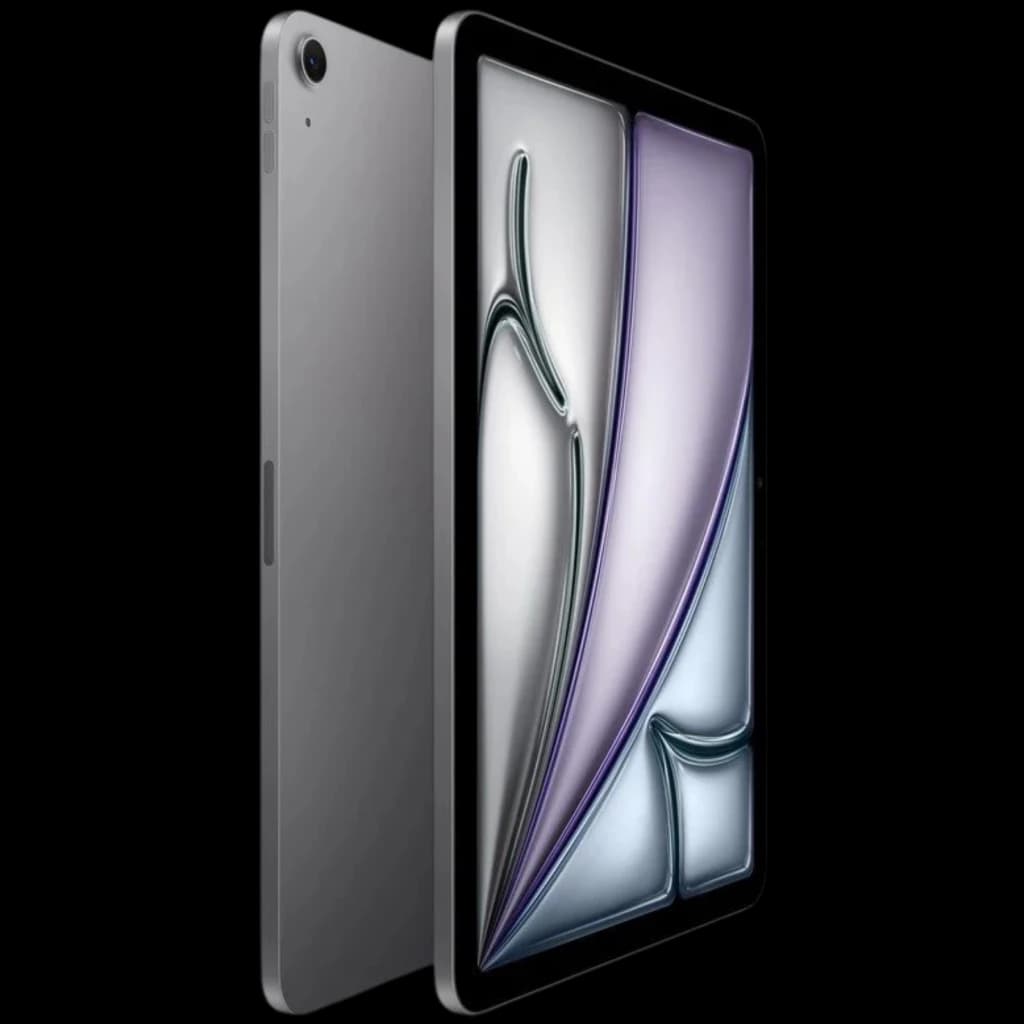 Apple iPad Air M4 13 pulgadas 1TB WiFi gris espacial con pantalla amplia de bordes delgados, cámara trasera única y cuerpo de aluminio elegante