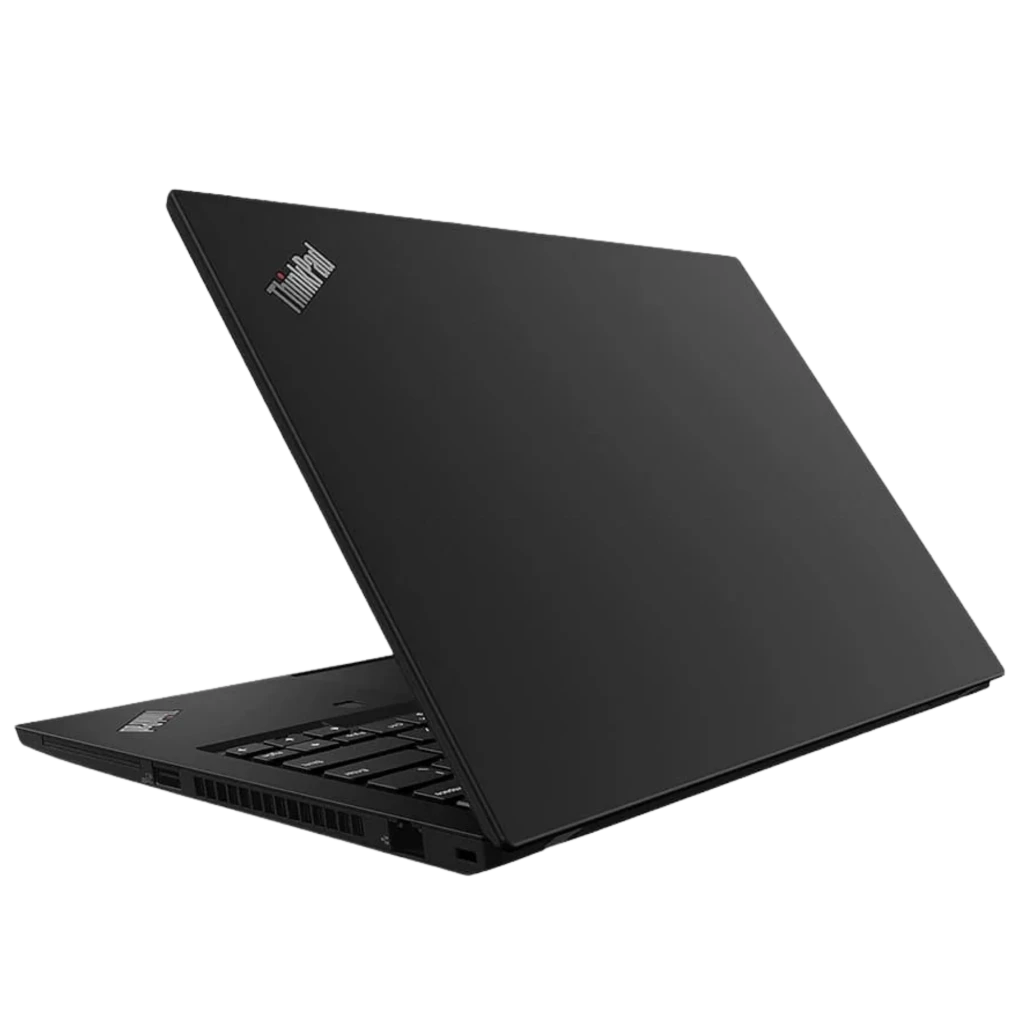 Notebook Lenovo ThinkPad P15s Gen 1 preto, tela 15,6 pol com bordas finas, webcam central, teclado com TrackPoint vermelho e logotipos ThinkPad e P15 visíveis - Item3