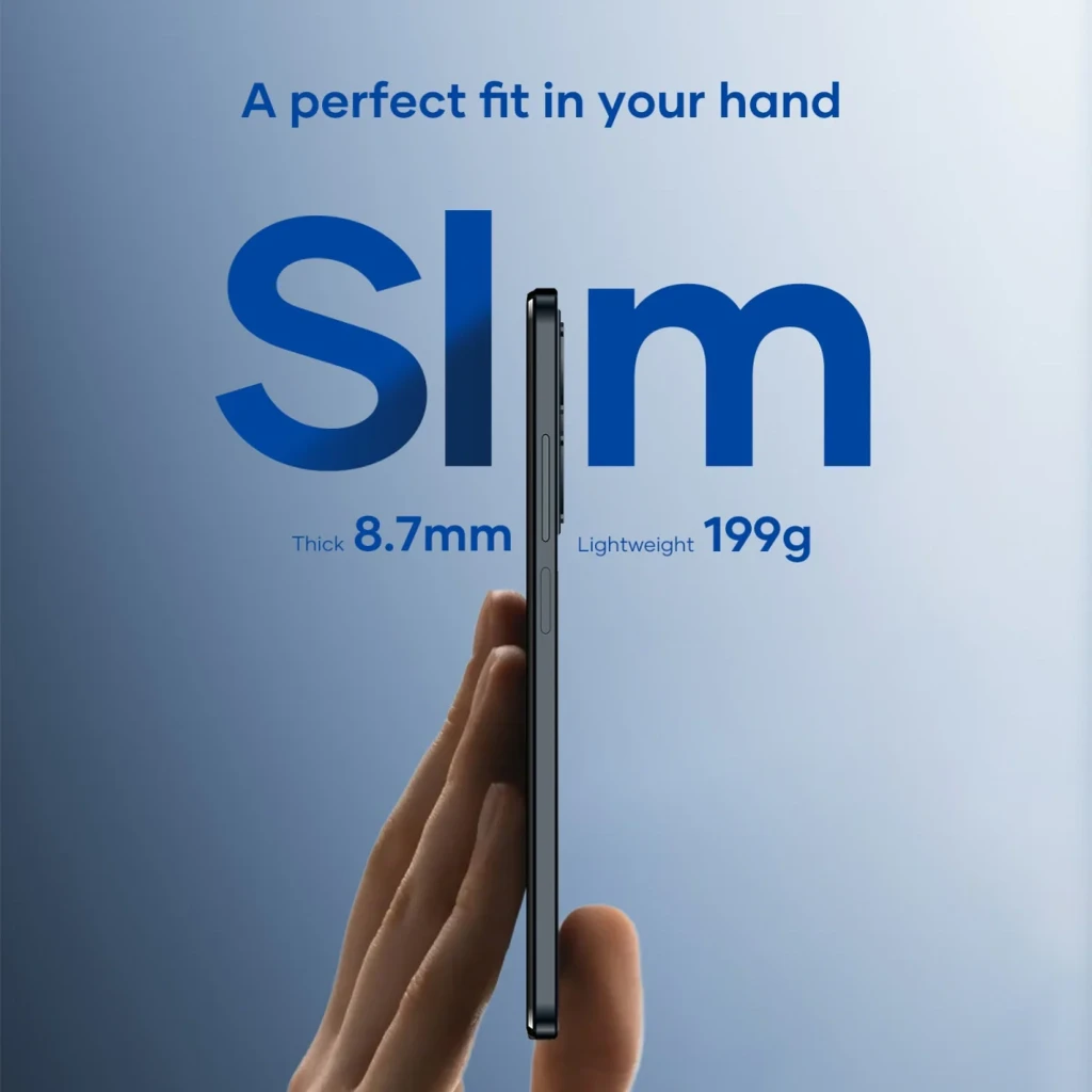 Lagenio A11 Pro negro con pantalla amplia, módulo triple de cámara trasera 50 MP, frontal en orificio, carcasa ondulada, 256GB y 8GB RAM expandible - Ítem5