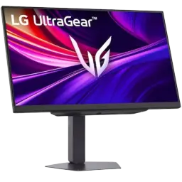 LG UltraGear 27G810A-B 27 pouces, écran gaming sans bords, dalle IPS rapide, pied réglable, logo VG lumineux, couleurs vives violets et roses