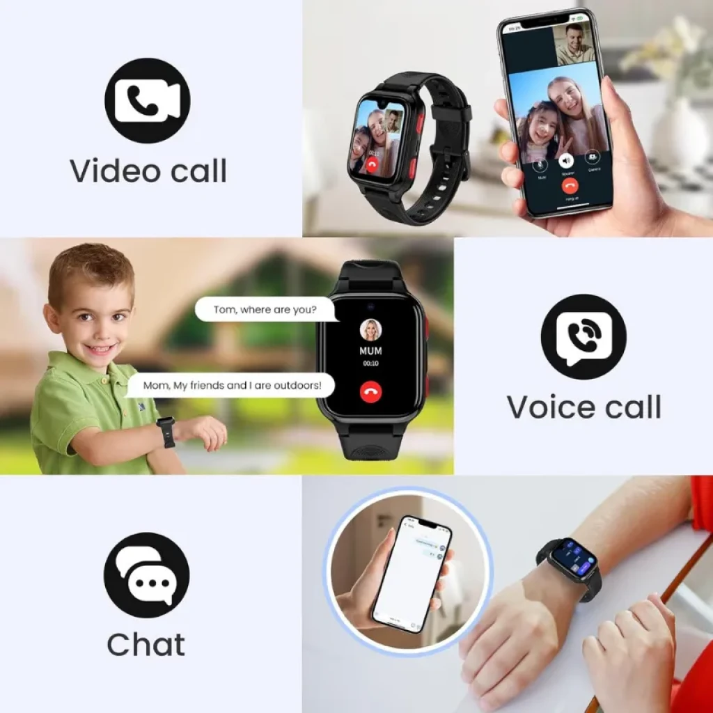 Smartwatch Lagenio K9 Preto com ecrã AMOLED e 4G - Item6