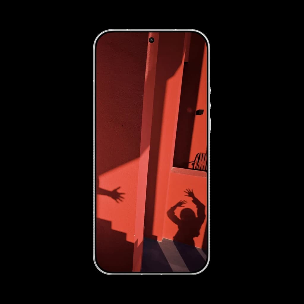 Xiaomi Leica Leitzphone 5G negro con pantalla OLED 6.9 casi sin bordes y cámara frontal en orificio central, diseño premium y acabado elegante