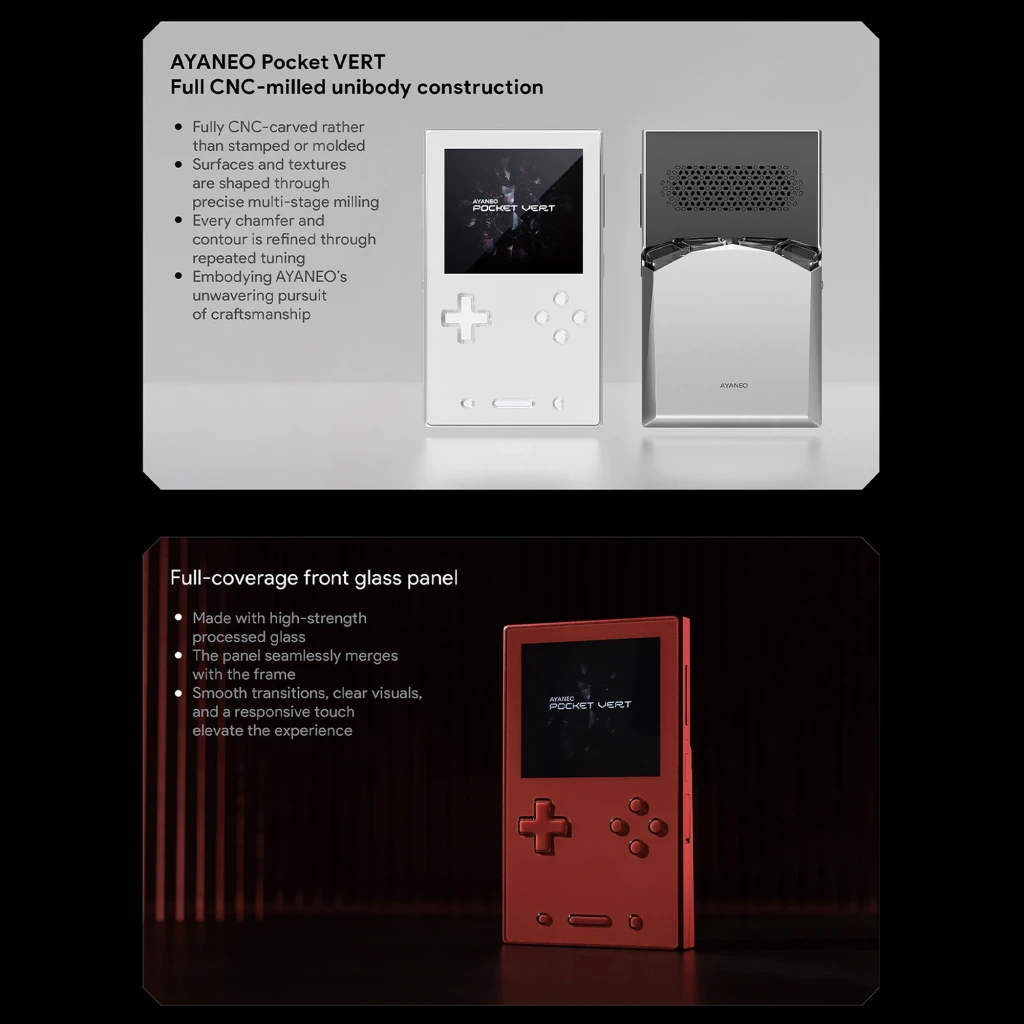 Ayaneo Pocket VERT blanc, console portable au design rétro Game Boy, écran couleur compact, croix directionnelle et quatre boutons ronds, Snapdragon 8 Gen 1 - Ítem2