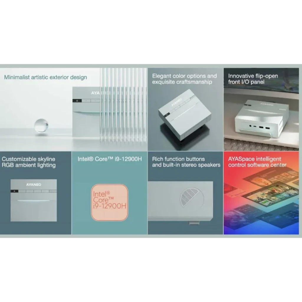 Mini PC AYANEO AM03 Preto Ink Shadow com processador Intel i9 - Item4