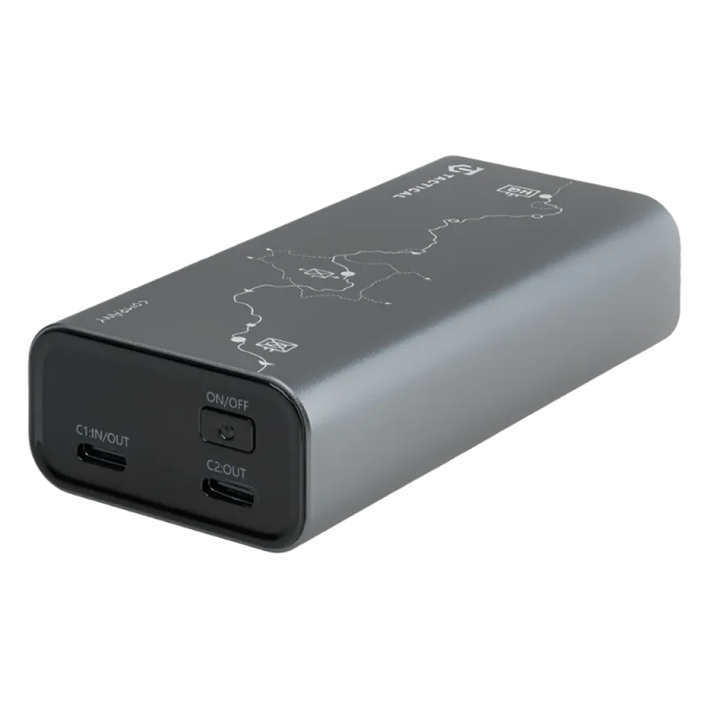 Bateria externa Tactical Squad Company de 30 W e 10 000 mAh, com estrutura em alumínio e ecrã LED - Item2