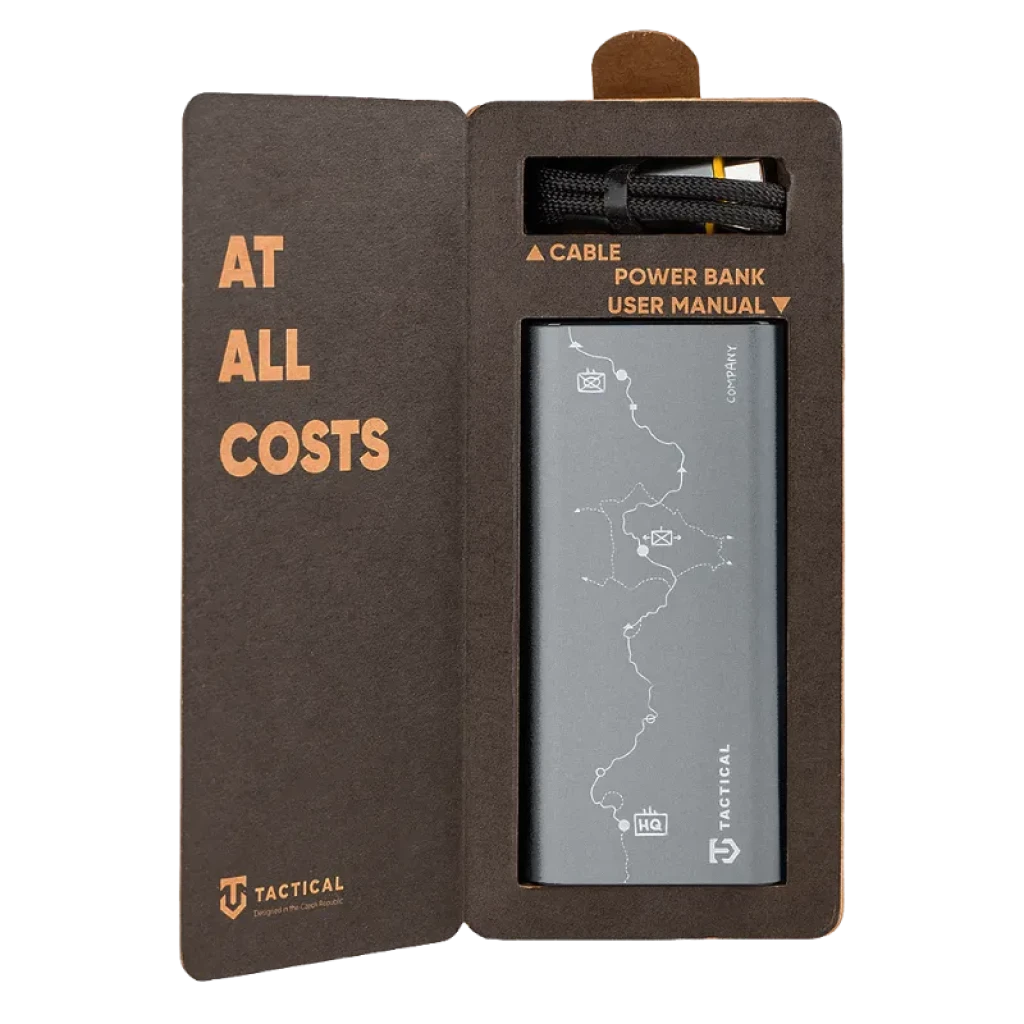 Bateria externa Tactical Squad Company de 30 W e 10 000 mAh, com estrutura em alumínio e ecrã LED - Item4