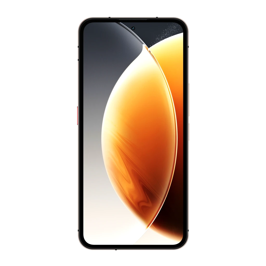 Oukitel WP210 5G preto dourado com traseira texturizada metálica, módulo de câmera hexagonal com quatro lentes e tela frontal com furo central - Item1