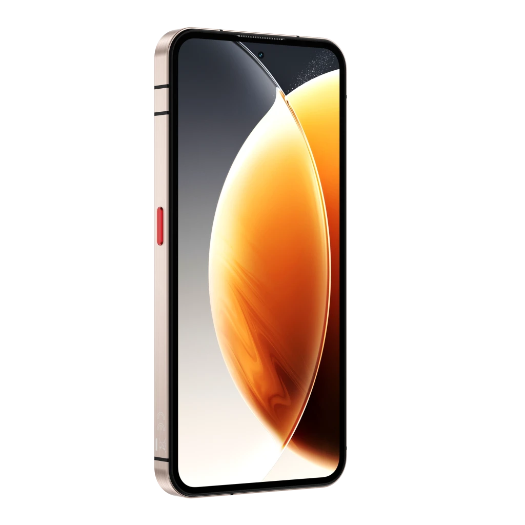 Oukitel WP210 5G preto dourado com traseira texturizada metálica, módulo de câmera hexagonal com quatro lentes e tela frontal com furo central - Item4