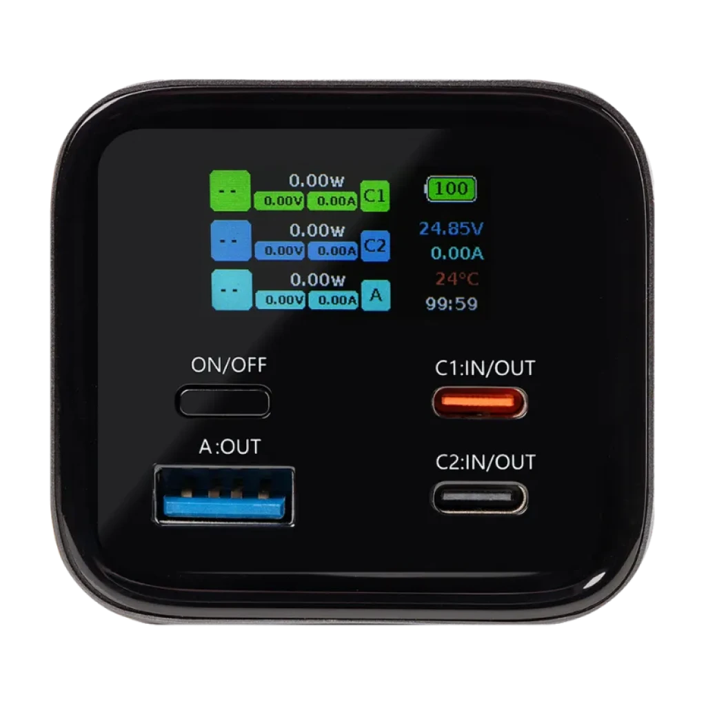 Batterie externe Tactical Squad Head Quarters 65 W en aluminium gris - Ítem2