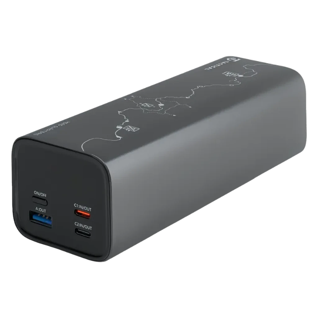 Batterie externe Tactical Squad Head Quarters 65 W en aluminium gris - Ítem3