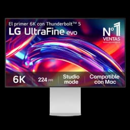 Monitor profesional LG 32U990A-S 6K con panel Nano IPS Black