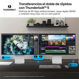Conexión daisy chain del LG 32U990A-S