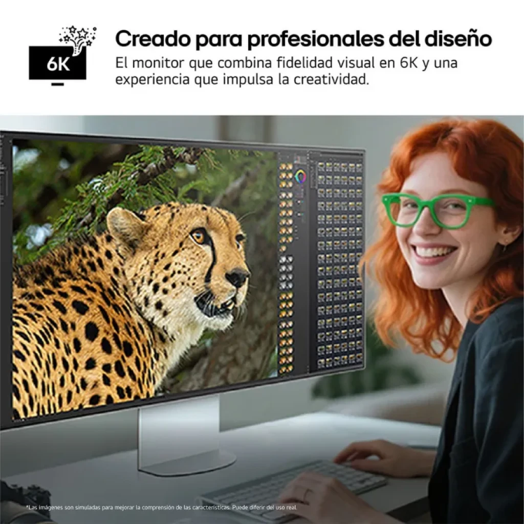 Monitor profissional LG 32U990A-S 6K com painel Nano IPS Black - Item4