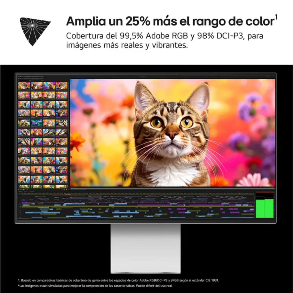 Monitor profissional LG 32U990A-S 6K com painel Nano IPS Black - Item5