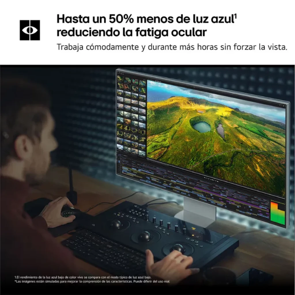 Monitor profissional LG 32U990A-S 6K com painel Nano IPS Black - Item8