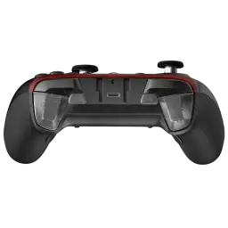 Mando GameSir G7 Pro Negro con carcasa trasera ergonómica, agarre texturizado, gatillos y botones traseros programables, puerto USB-C y detalle rojo elegante