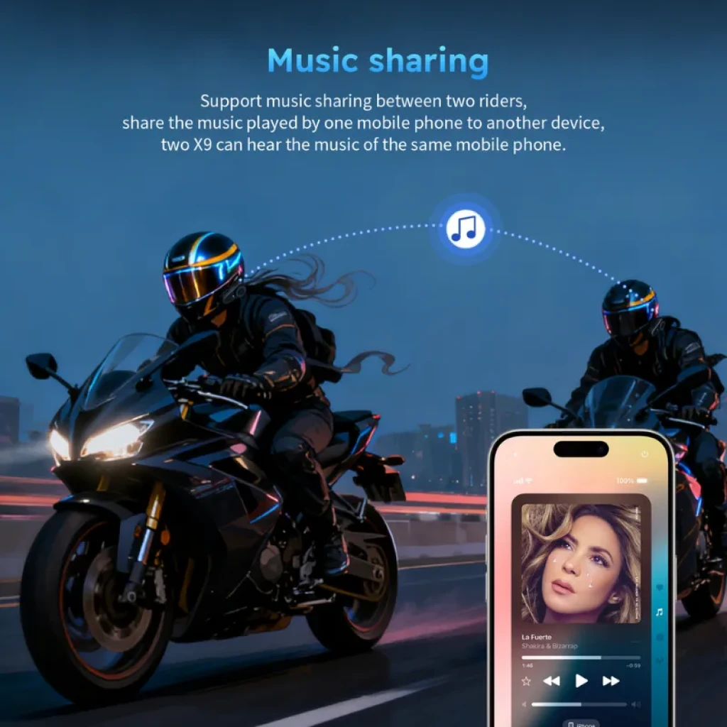 Intercomunicador Hysnox X9 con diseño de dial giratorio - Ítem4
