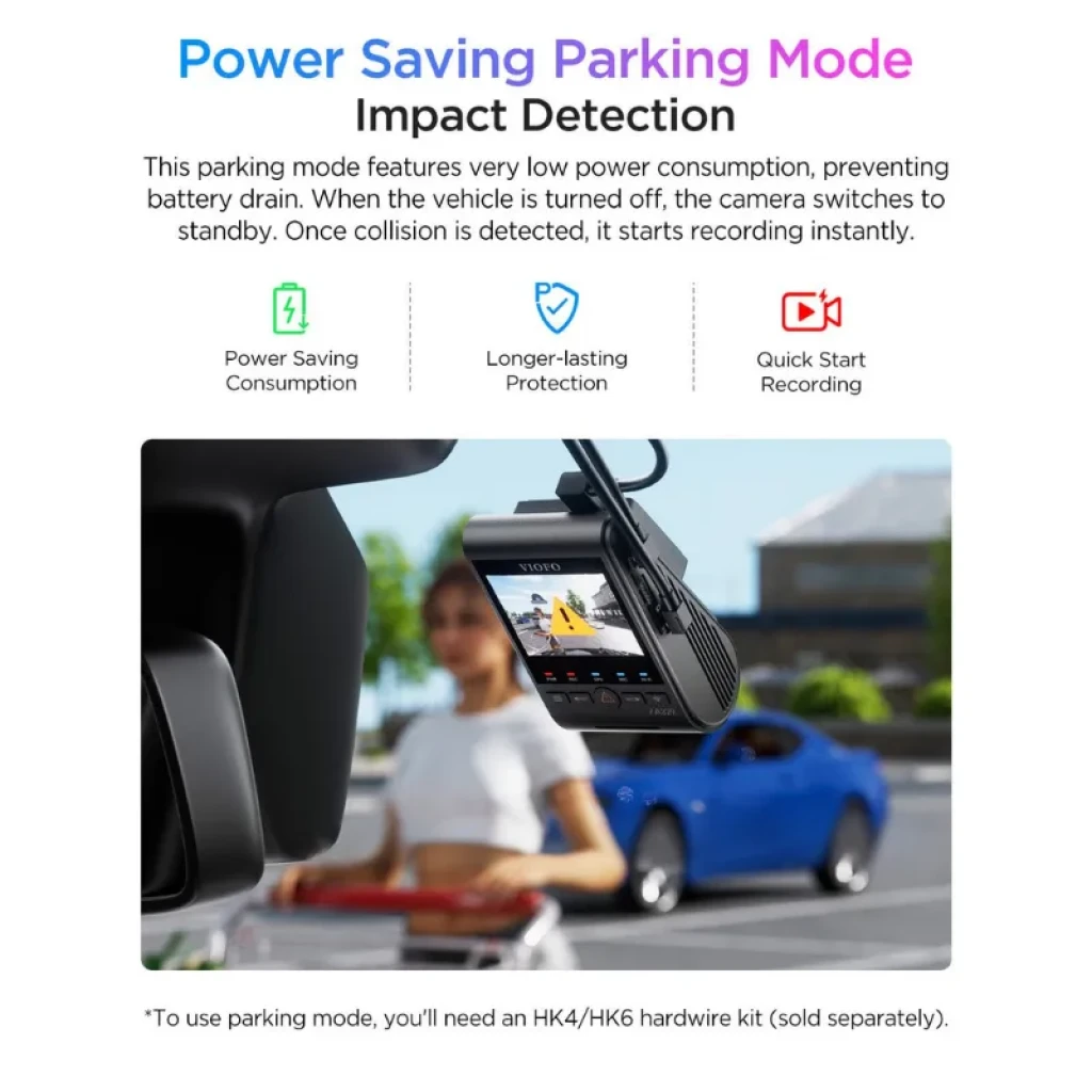 Caméra embarquée double VIOFO A329S 2CH avec capteur Sony STARVIS 2, enregistrement 4K à 60 images par seconde et port pour SSD - Ítem6