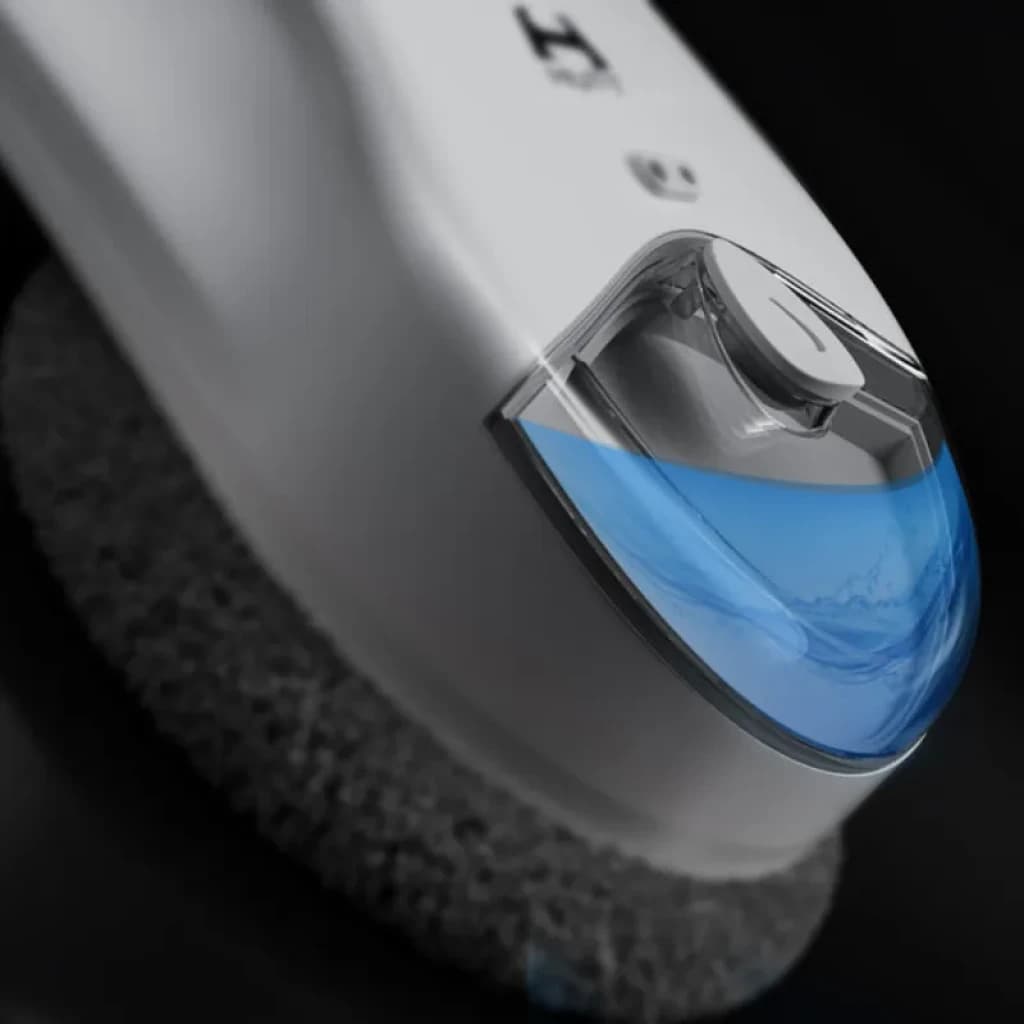 Robô limpador de vidros HUTT DDC55 Pro com depósito de água visível