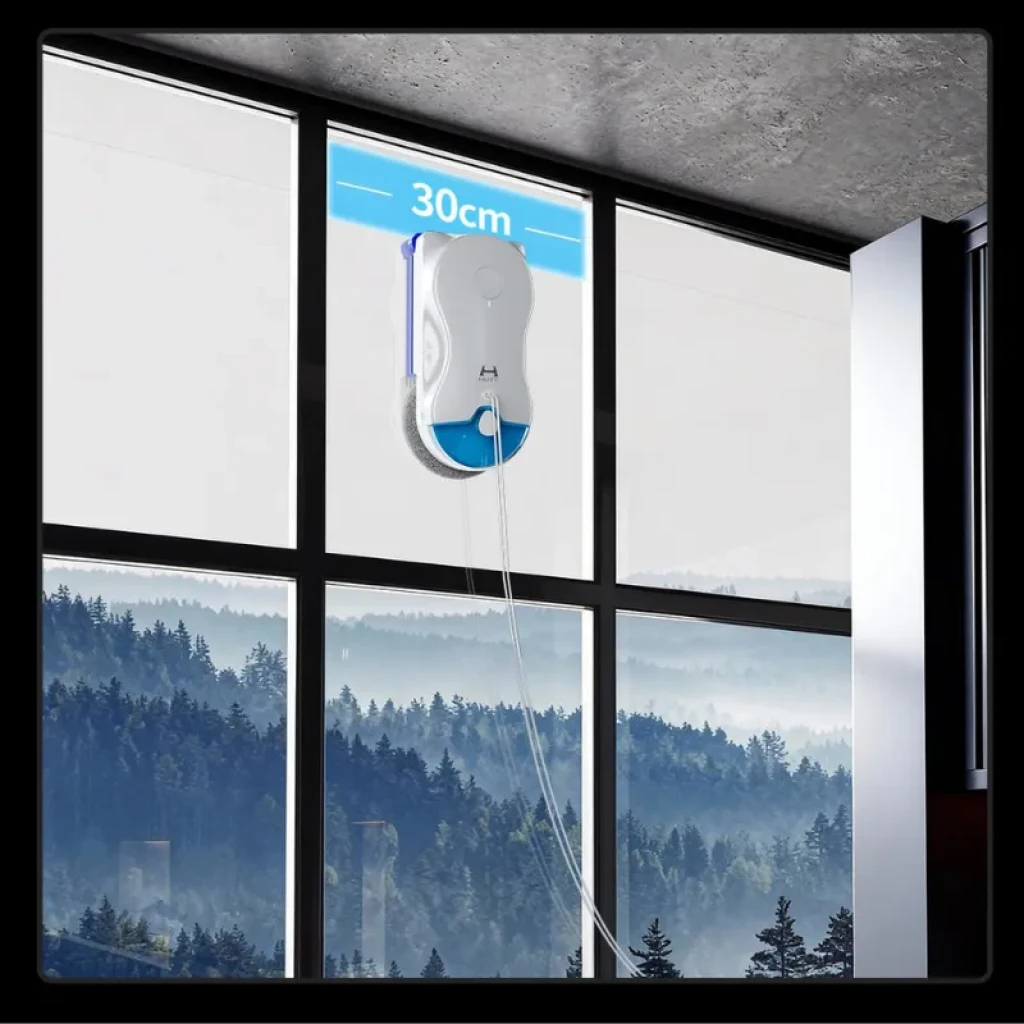 Robô limpador de vidros HUTT T10: navegação inteligente em vidros sem molduras - Item2