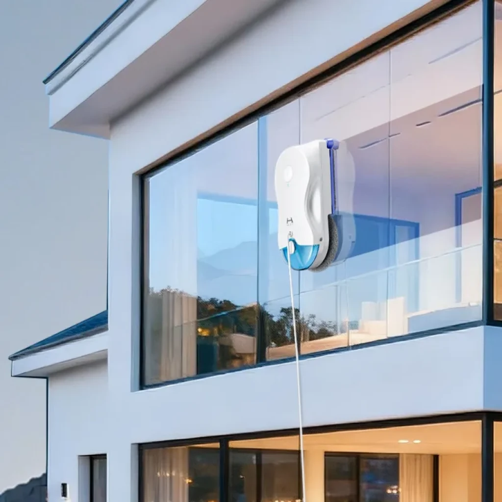 Robô limpador de vidros HUTT T10: navegação inteligente em vidros sem molduras - Item3