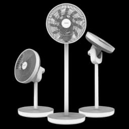 Ventilateur portable Cecotec EnergySilance 2600 Sunflower en mode sur pied