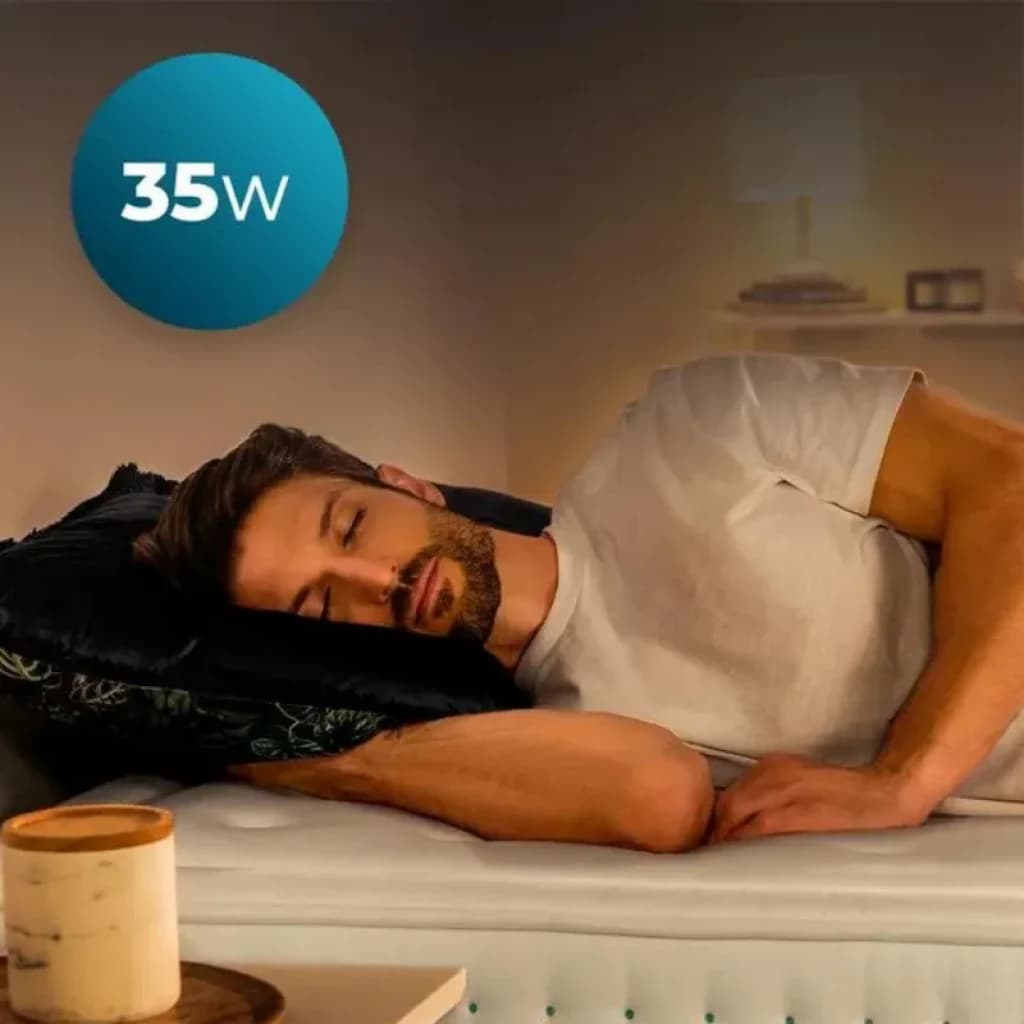 Cecotec EnergySilence Aero 3050 Blanco, ventilador de techo silencioso de 35 W, ideal para dormitorio; diseño moderno en blanco, confort fresco nocturno