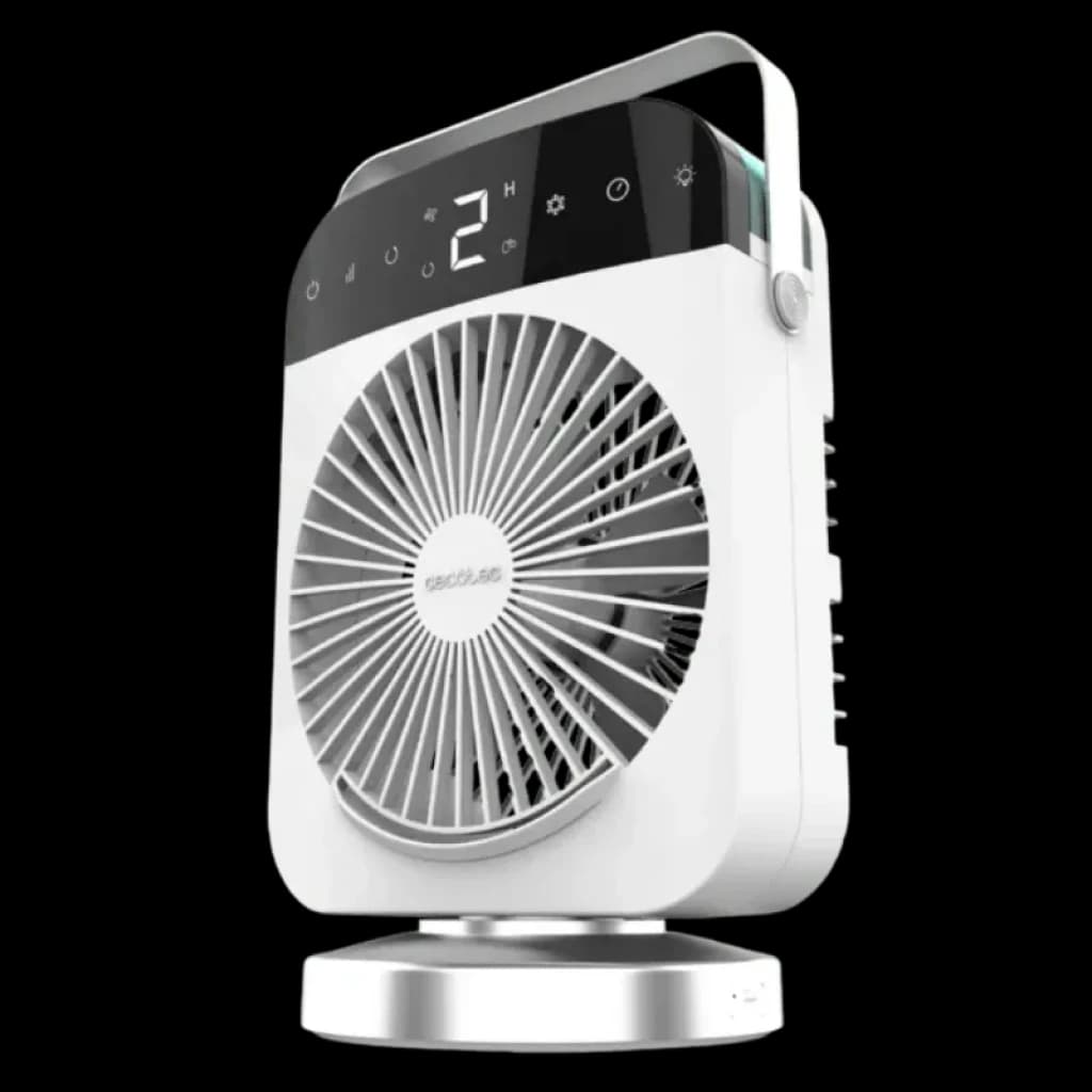 Vista a 45 grados del Cecotec EnergySilence 600 DeskChill Smart Rotate