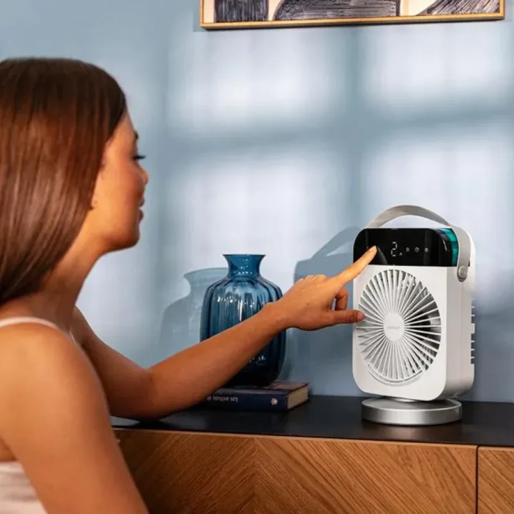 Climatizador de escritorio Cecotec EnergySilence 600 DeskChill Smart Rotate con panel digital - Ítem2