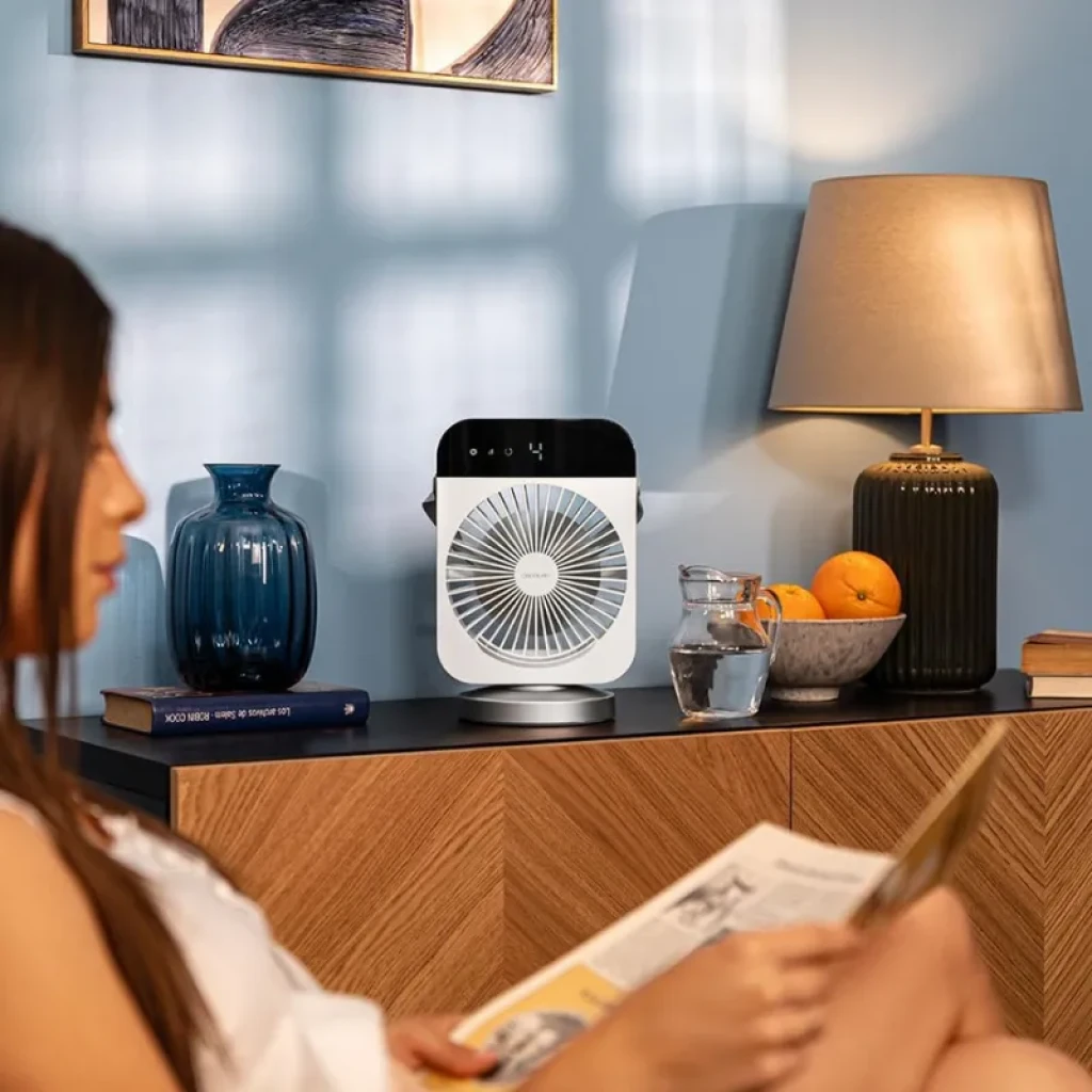 Climatizador de escritorio Cecotec EnergySilence 600 DeskChill Smart Rotate con panel digital - Ítem5